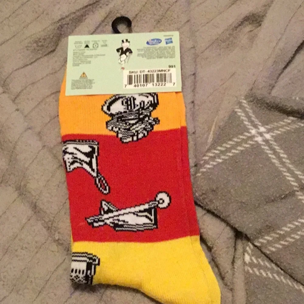 Monopoly Crew Socks new unisex